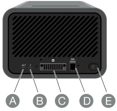 SEAGATE 33107839 Lyve Mobile Array - Ports
