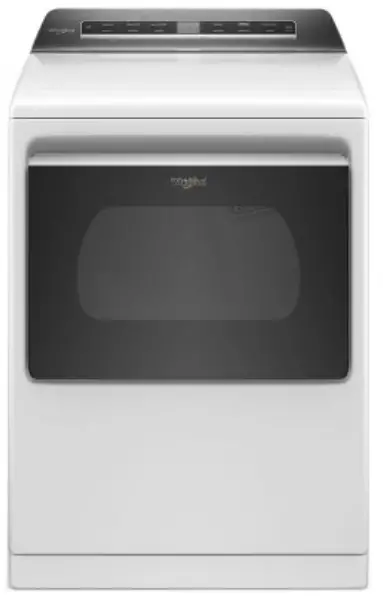 Whirlpool WGD8127LWH 7.4 Cu. Ft. White Front Load Gas Dryer