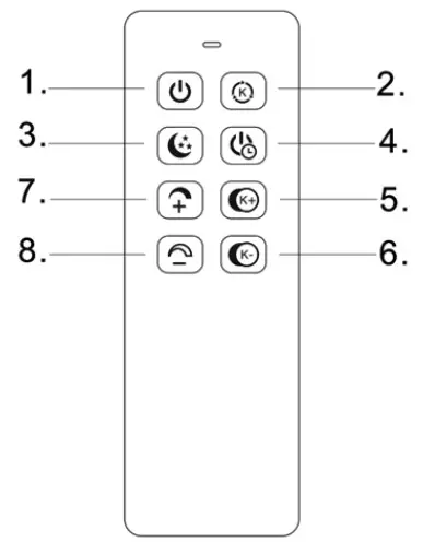 Paul Neuhaus E0040030 Ceiling Light Daylight Remote Control
