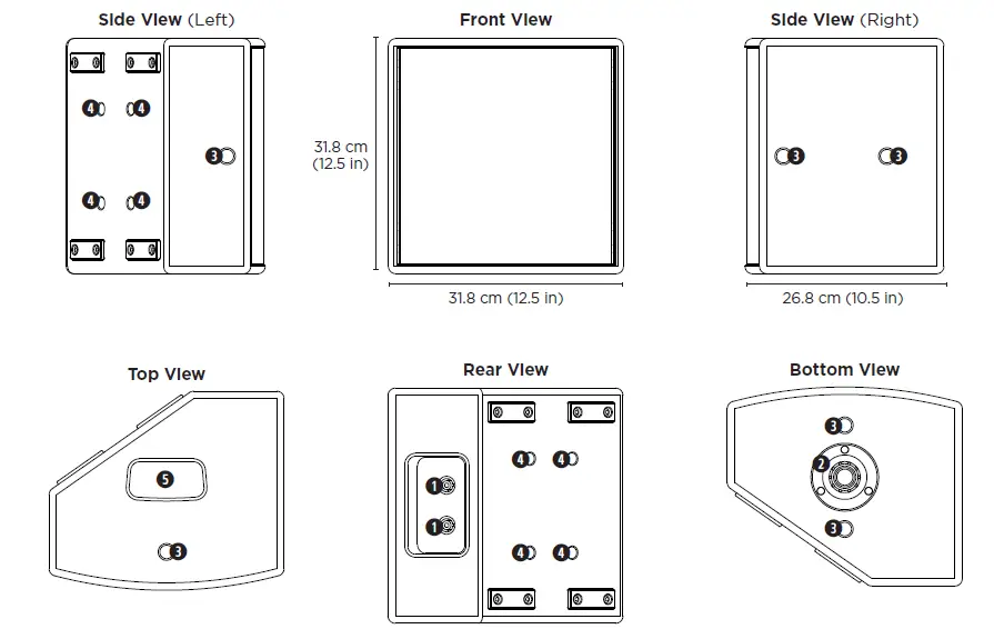 BOSE-AMM108-MultiPurpose-Loud-Speaker-FIG 1