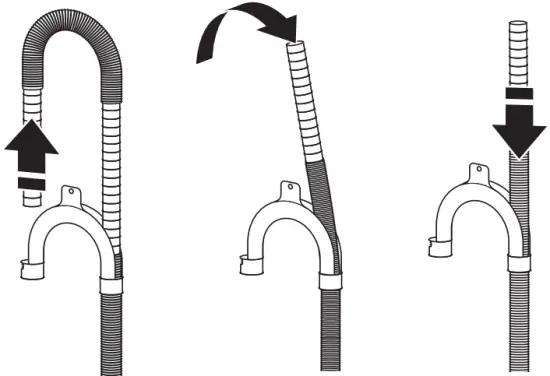 CONNECT DRAIN HOSE