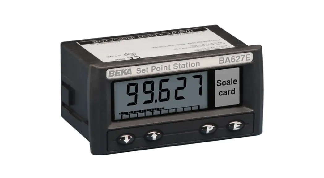 Beka Ba627e-ss Rugged General Purpose Panel Mounting Set Point Station Instruction Manual