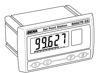 BEKA BA627E SS Rugged General Purpose Panel Mounting Set Point Station - Fig2