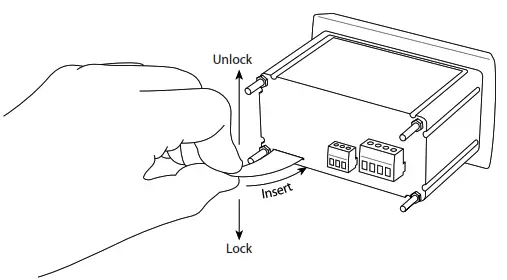 BEKA BA627E SS Rugged General Purpose Panel Mounting Set Point Station - Scale card