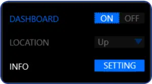 Customizing the Dashboard Information 1