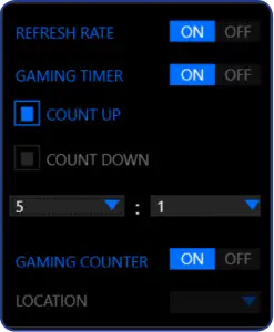 Customizing the Game Assist Settings 1