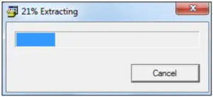 Installing the Software - extracting wizard