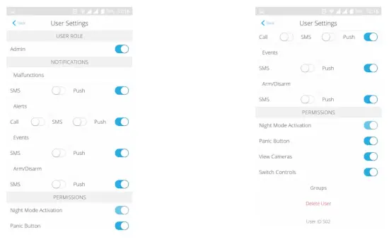 AJAX Hub Intelligent Security Control Panel - Alarms