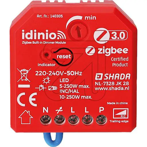 Idinio 140305 Zigbee Led Dimmer Module User Guide Idinio 140305 Zigbee Led Dimmer Module User Guide