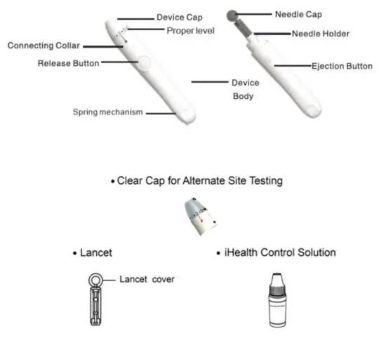 iHealth BG1S Wireless Smart Glucose Meter - laccinf device
