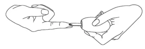 iHealth BG1S Wireless Smart Glucose Meter - test strip