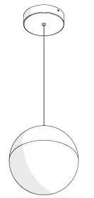 artika-PDT1-SB-HD1-1-Light-LED-Pendant-Sparkle-Ball-fig5
