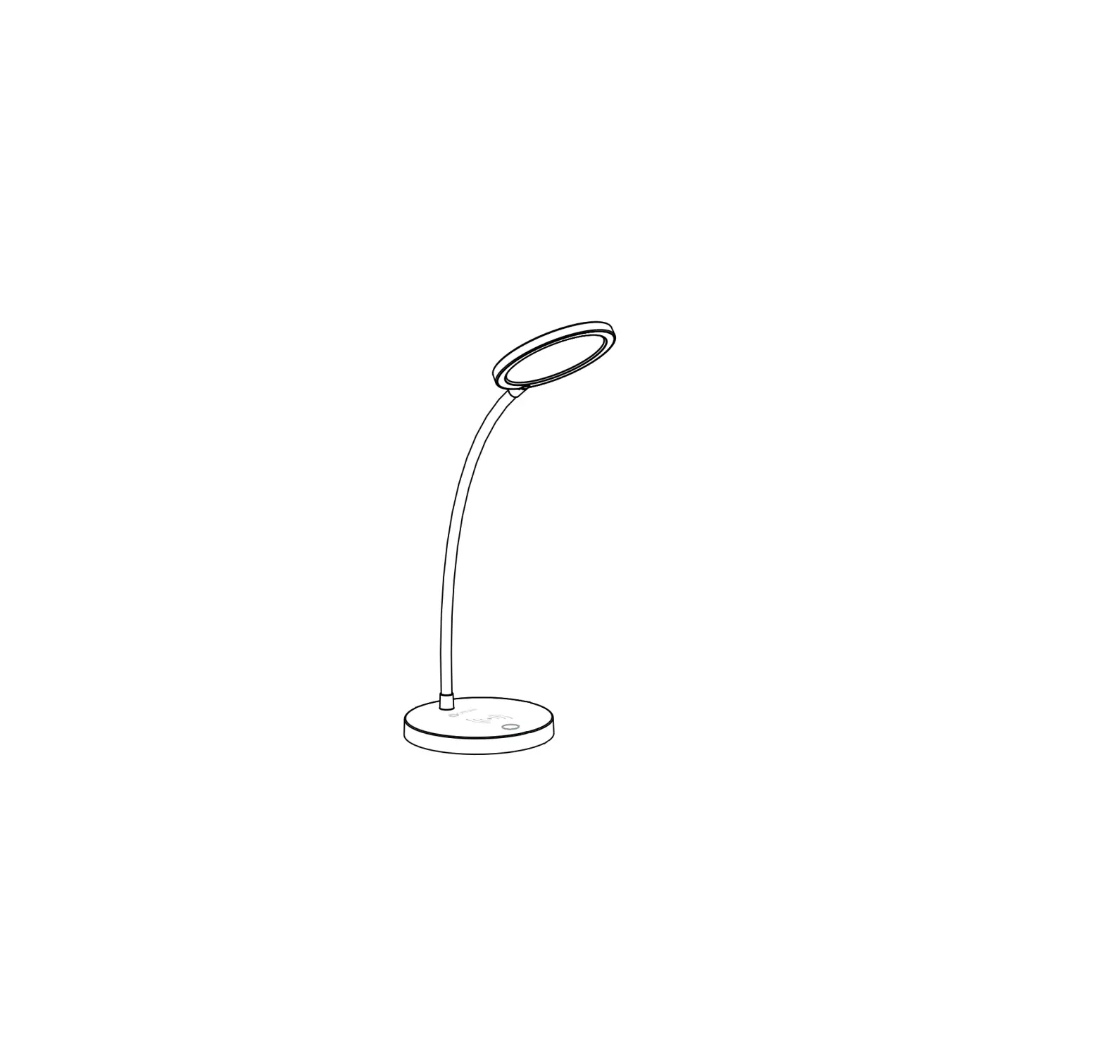 Ottlite 3wcg59 Ryan Led Desk Lamp With Wireless Charging Instruction Manual