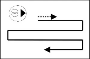 Auto Right then Down