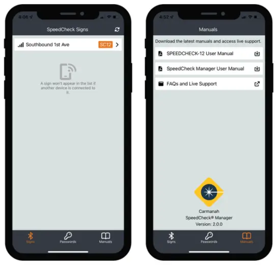 carmanah SpeedCheck Manager Mobile Apps - app18