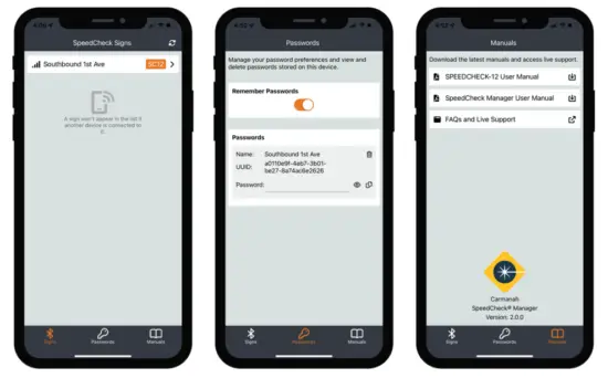 carmanah SpeedCheck Manager Mobile Apps - app8