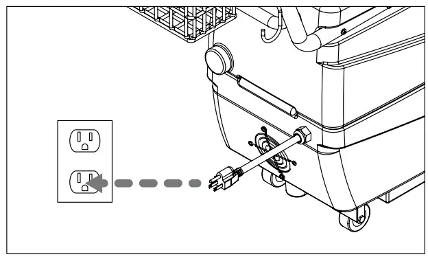 MYTEE 1600 Focus Vapor Steamer User Manual - Powering the Focus