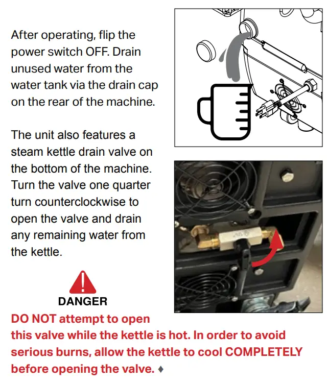 MYTEE 1600 Focus Vapor Steamer User Manual - Storage