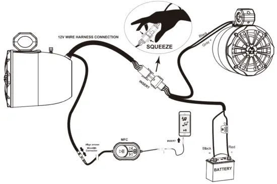 BOSS AUDIO SYSTEM B82ABT Waketower Speaker System - fig 2