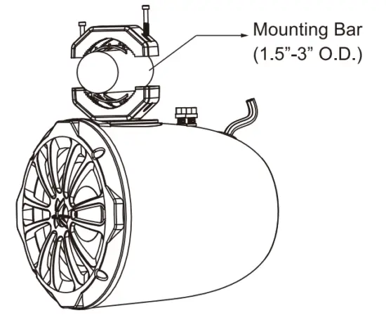 BOSS AUDIO SYSTEM B82ABT Waketower Speaker System - fig 3