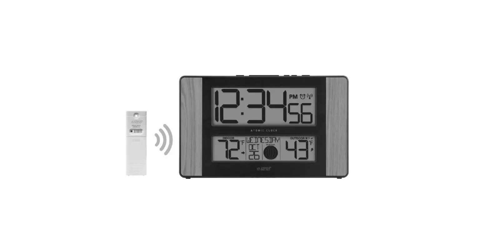 La Crosse Technology 513-1417v6 Atomic Digital Wall Clock User Guide