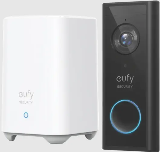 eufy E8210CW1 Video Doorbell 2K with Home Base