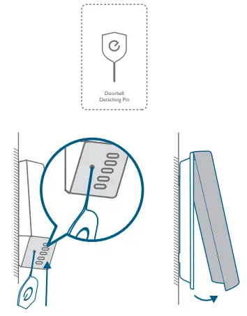 DETACHING THE DOORBELL