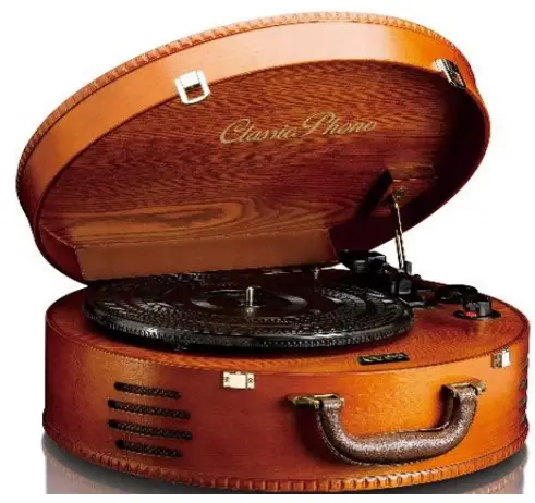 Classic Phono TT-34 Wooden Turntable with USB Connection-PROD