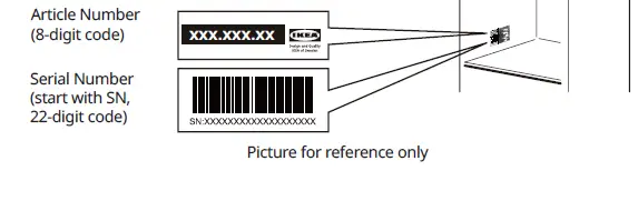 IKEA HD-413REN UPPKALLA Fridge 11