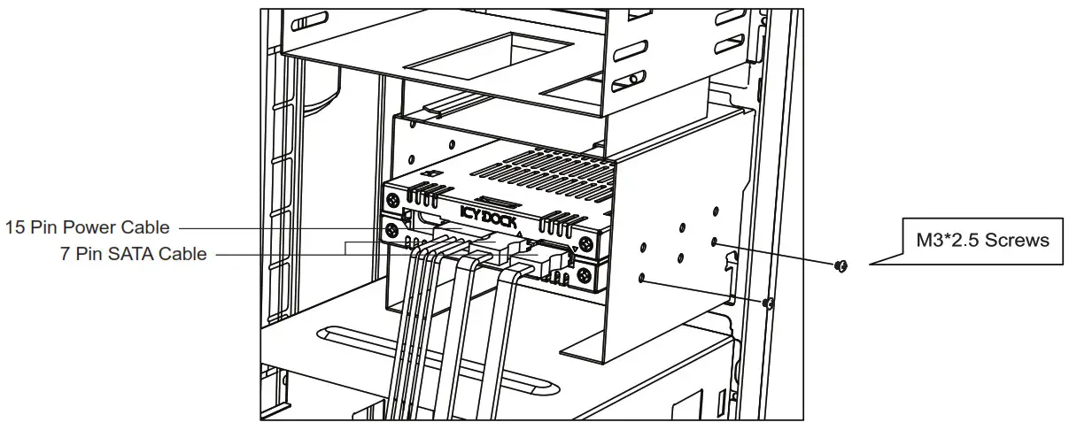 SAS SATA SSD HDD Mobile Rack- Device Installation