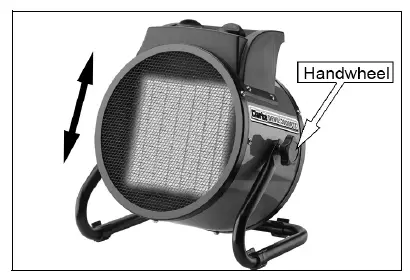 Clarke 2000PTC ELECTRIC FAN HEATER FIG 3