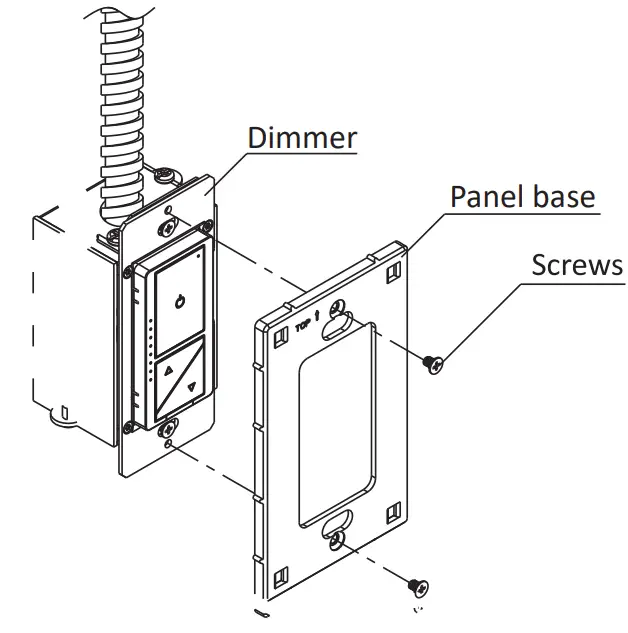 Tenia Lighting DNA042CU2 W 600 Smart LED Dimmer Switch - Installing dimmer 1