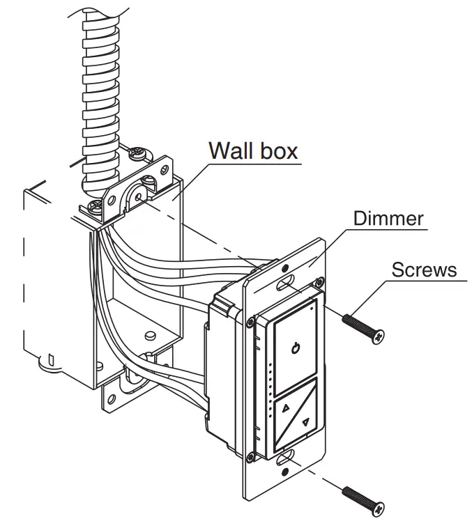 Tenia Lighting DNA042CU2 W 600 Smart LED Dimmer Switch - Installing dimmer