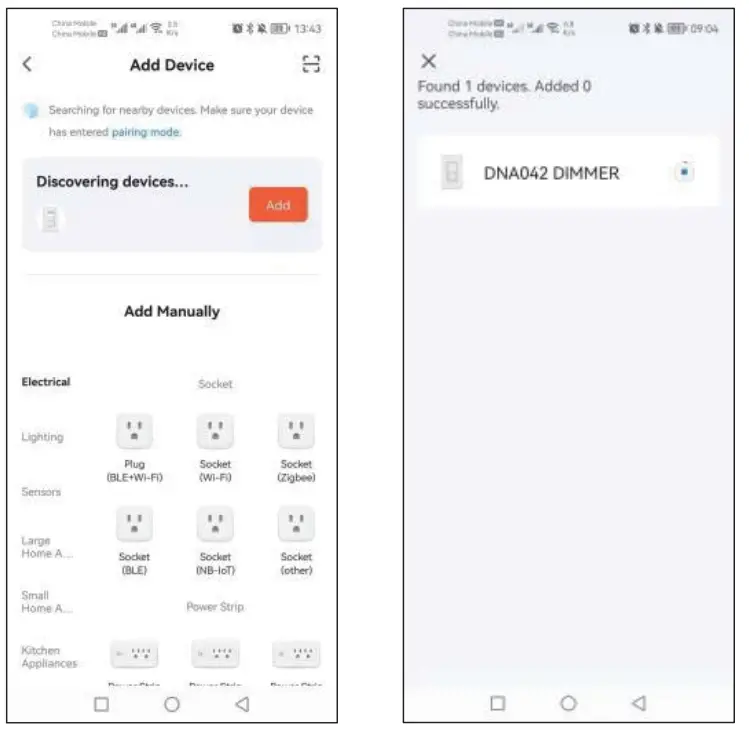 Tenia Lighting DNA042CU2 W 600 Smart LED Dimmer Switch - app 2