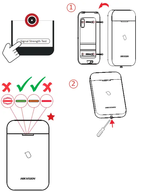 HIKVISION DS-PT1-WB Wireless Tag Reader - fig 2