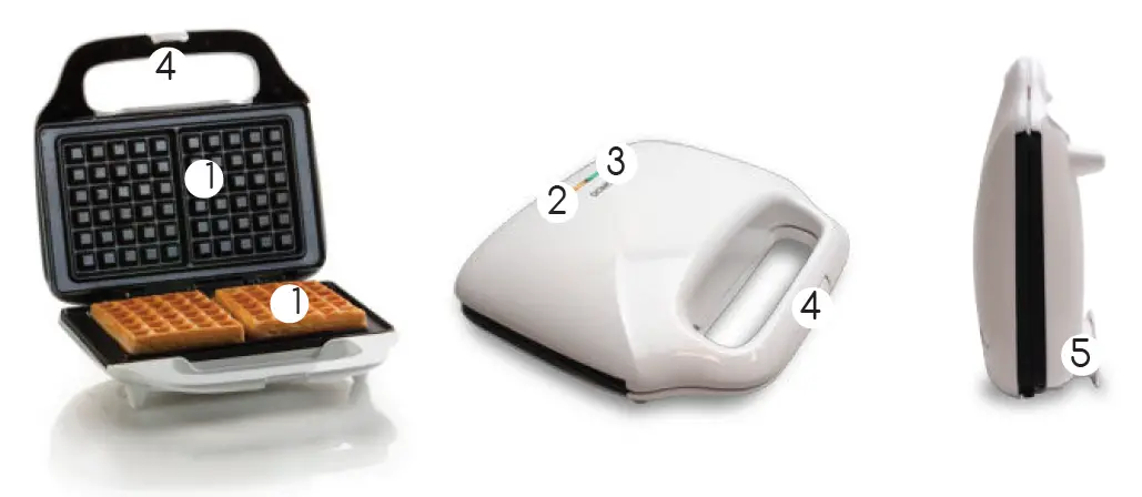 DOMO-DO9133W-XL-Wafel-Maker-fig-1