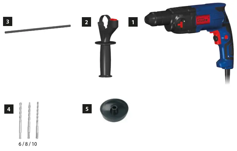 Gude-KH-20-E-Impact-Drill-fig-1