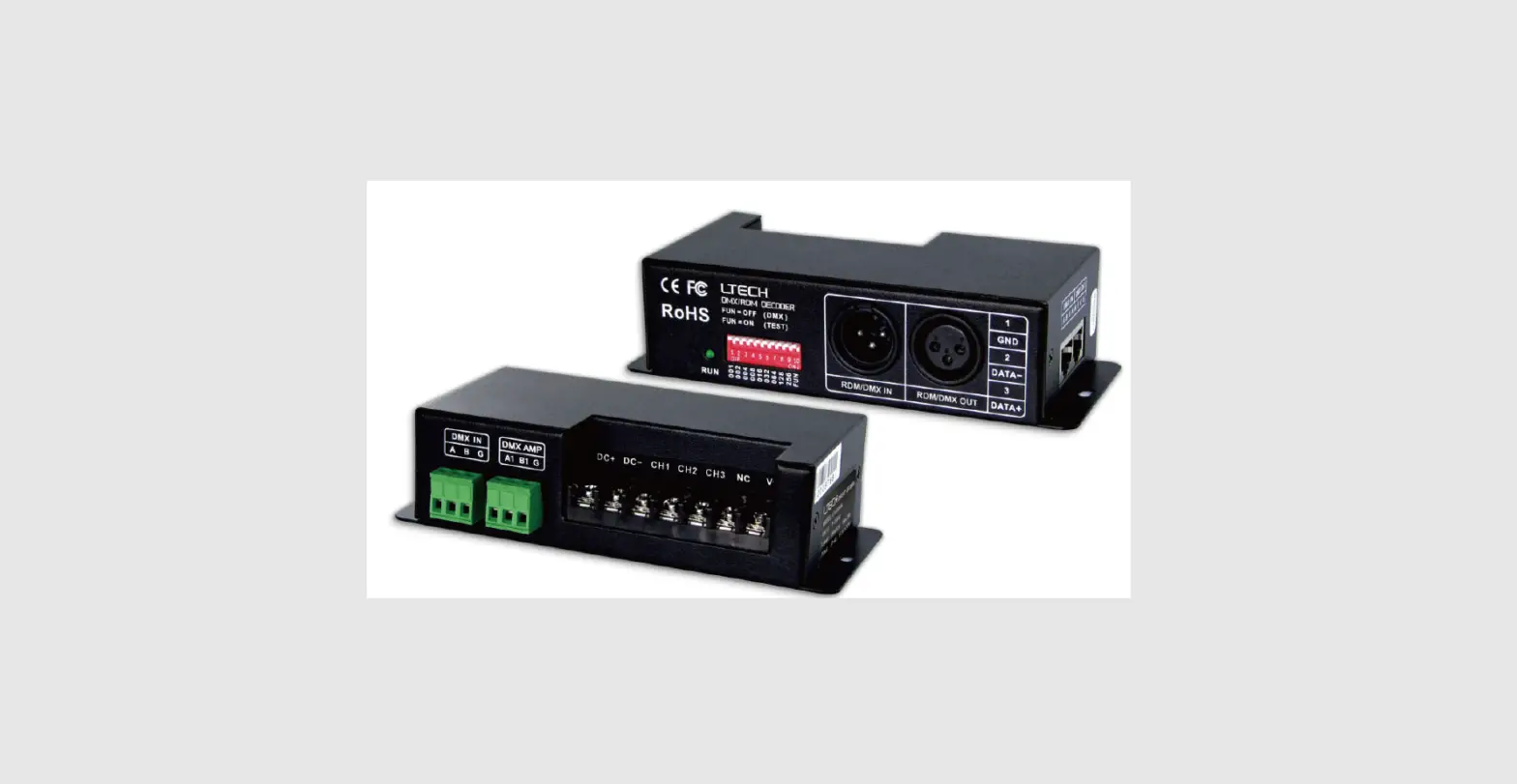 Ltech Lt-830-8a Dmx/rdm 3ch Cv Decoder User Manual