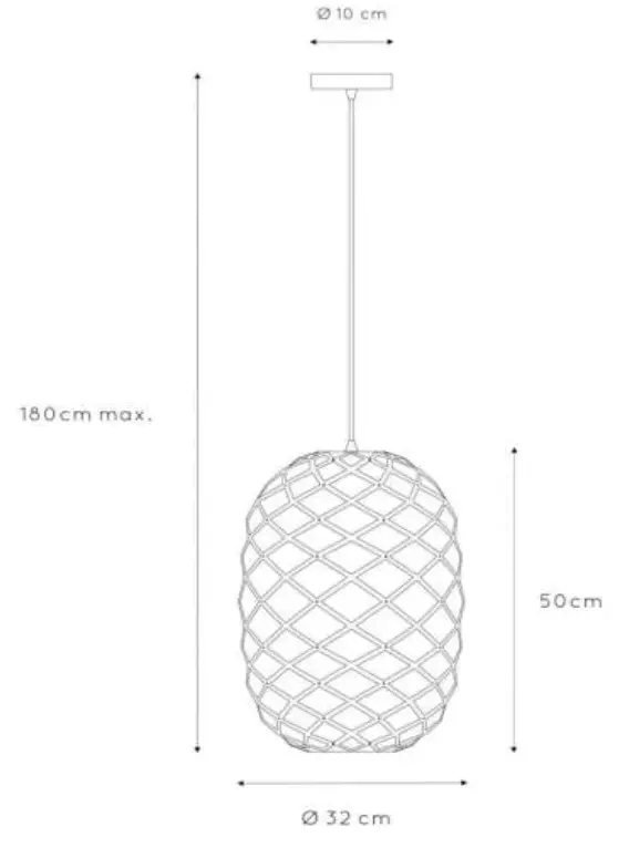 LUCIDE 21417 WOLFRAM Pendant Light fig 1