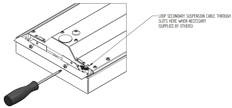 IP44 WATER DRAINAGE PATH