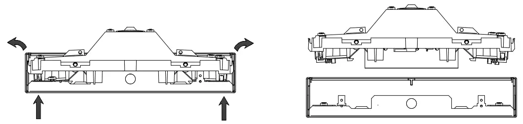IP44 WATER DRAINAGE PATH