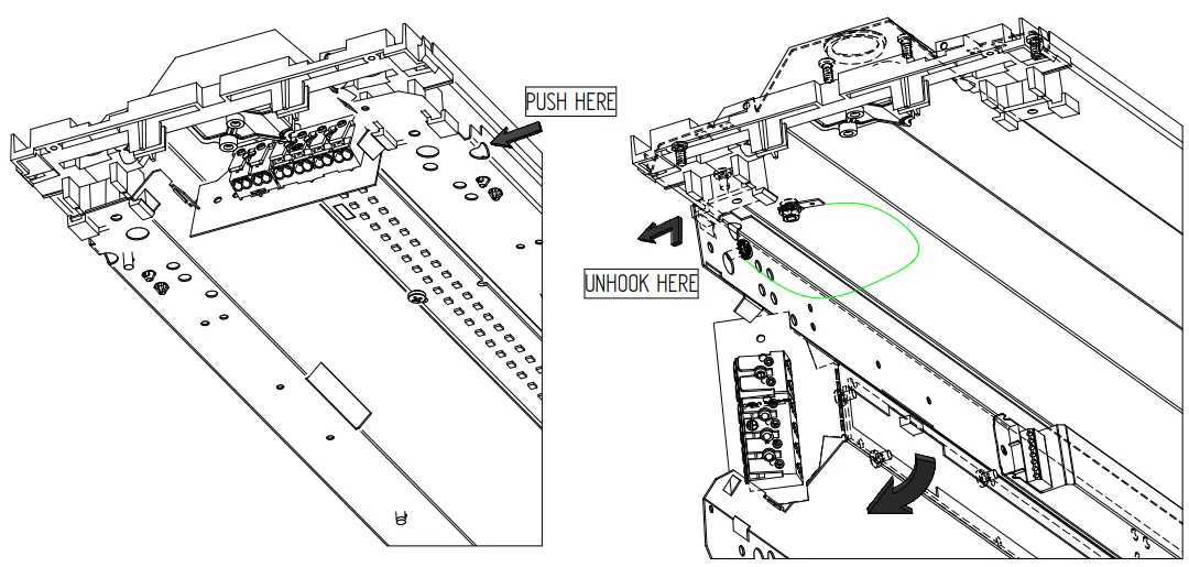 IP44 WATER DRAINAGE PATH