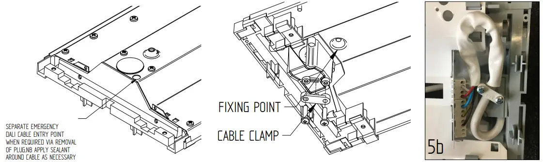 IP44 WATER DRAINAGE PATH