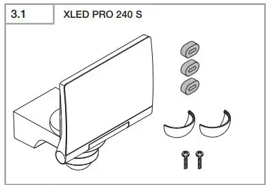 steinel XLED PRO 240 S Motion Sensor Spotlight 1