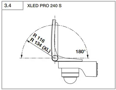 steinel XLED PRO 240 S Motion Sensor Spotlight 4