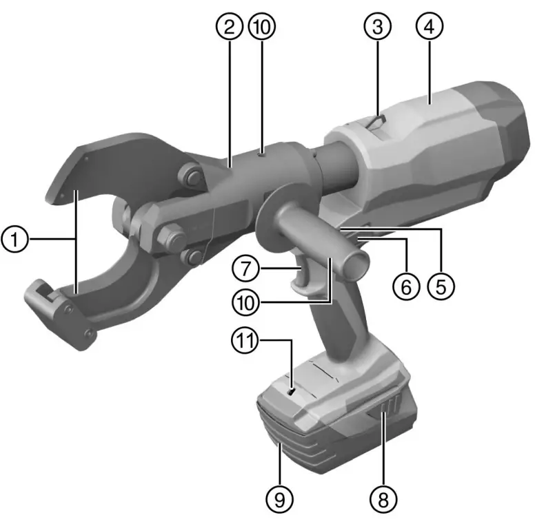 HILTI NCT PS 085-A22 Hydraulic Cable Cutter - fig