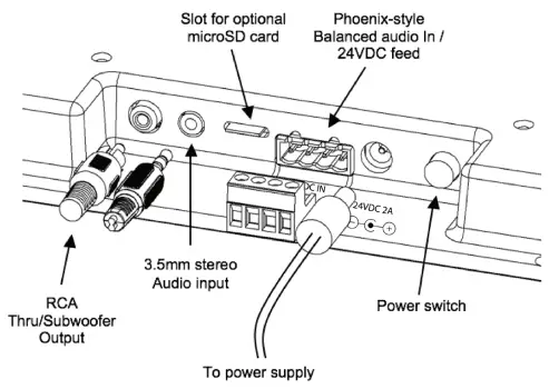 AUDIO SPOTLIGHT X Series Directional Speakers-fig3