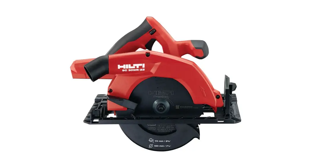 Hilti Sc 30wr-22 Nuron Cordless Circular Saw Instruction Manual