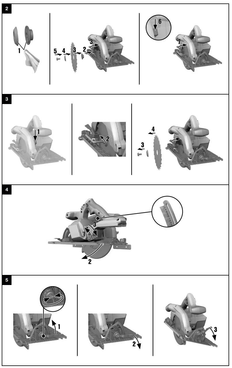 HILTI SC 30WR-22 NURON Cordless Circular Saw - fig