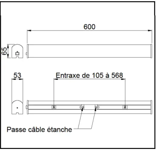 resistex 600017 EGEE 1188lm Inter CHR 3000K 15W Waterproof LED Strip 1